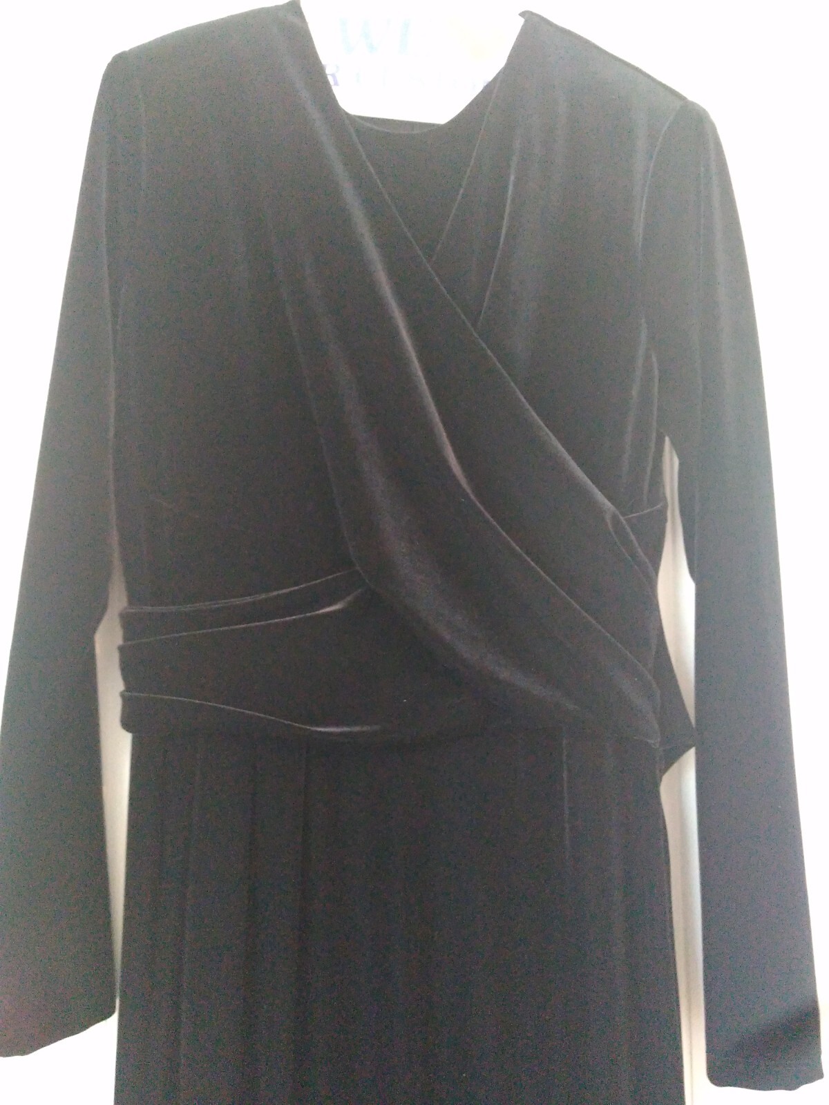 Bendigo Impressions by The LingerieShop Womens Black Wrap Maxi Dress size P