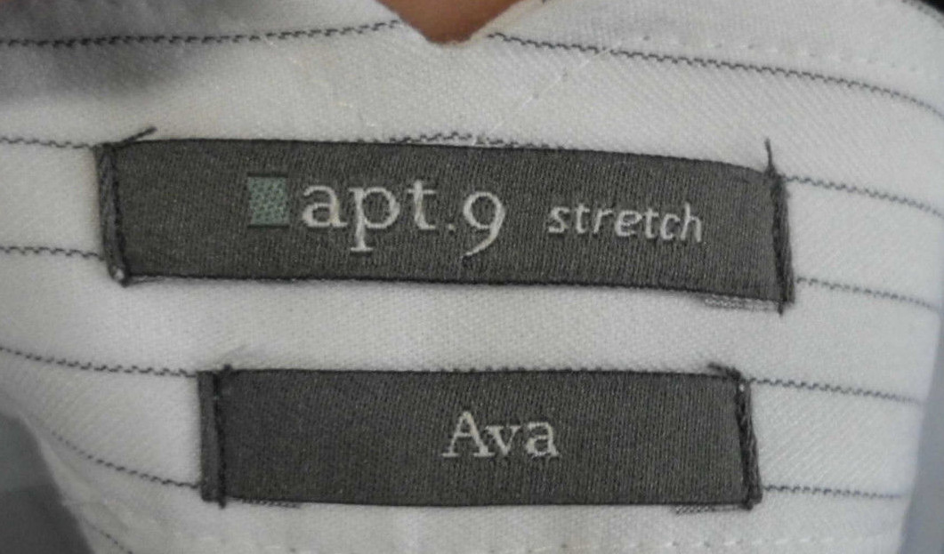 Vintage Apt.9 1990’s Shorts Size 12 NWT White Stripe Blend Cuff Pockets Wide Leg