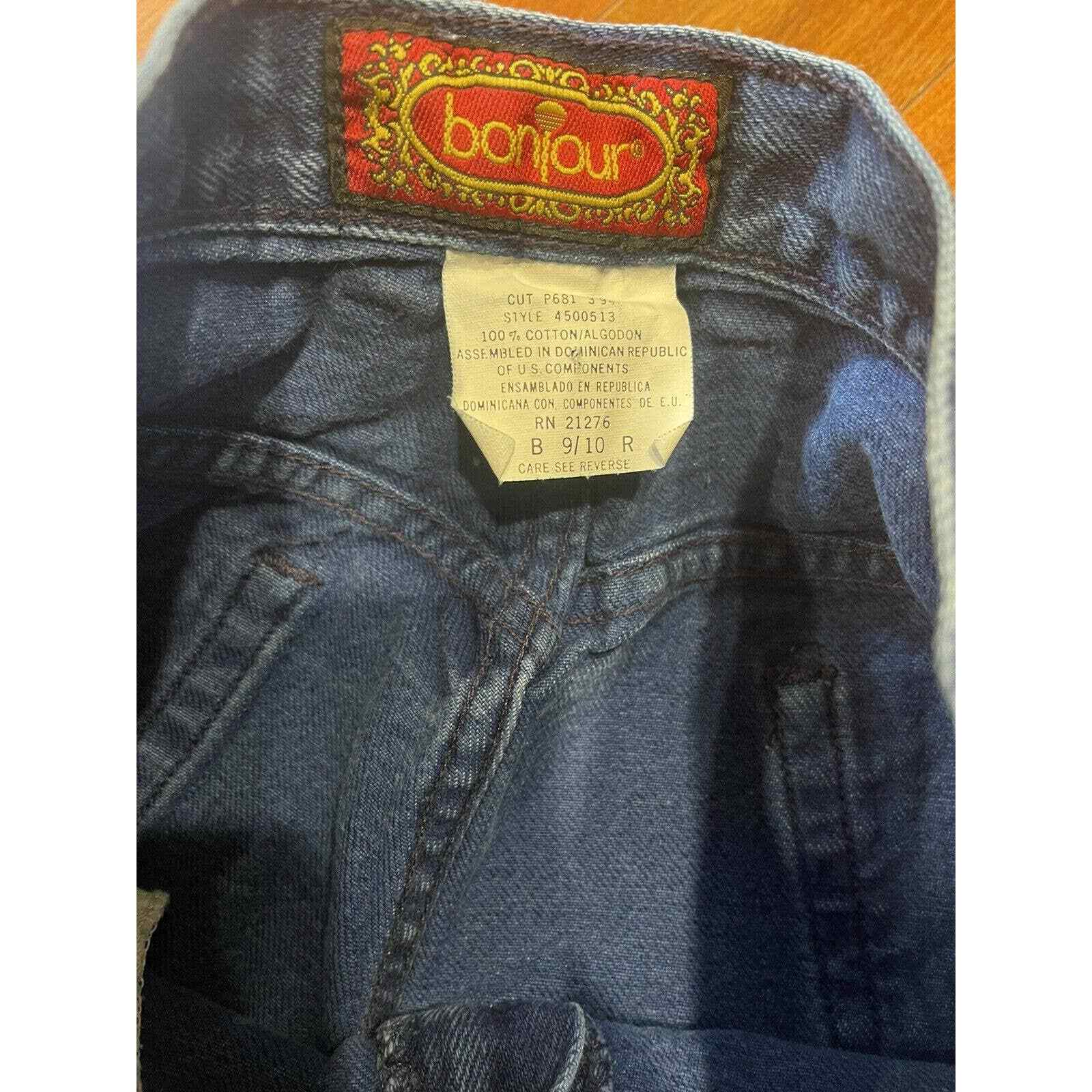 80’s Bonjour Denim High Waist Mom Jeans Vintage Size 9/10 Regular