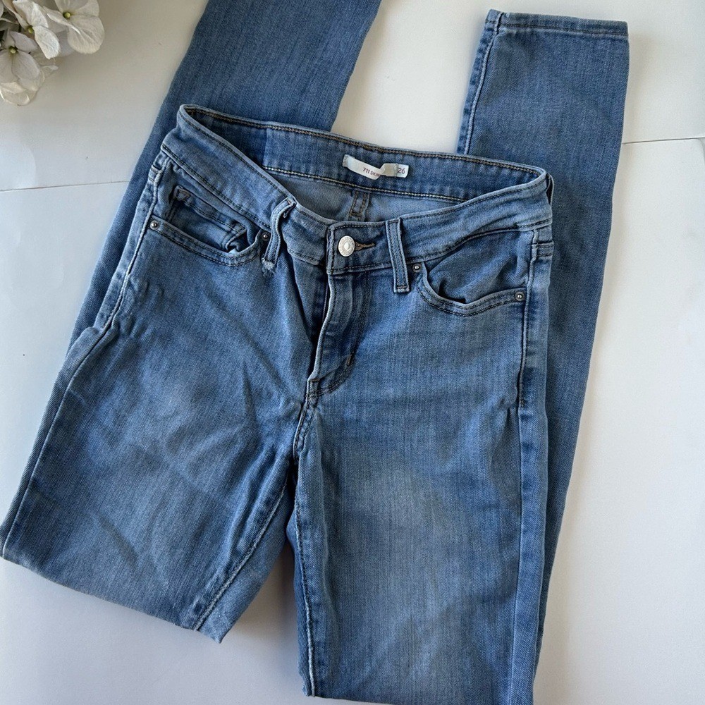 Levi’s Skinny Light Wash Denim