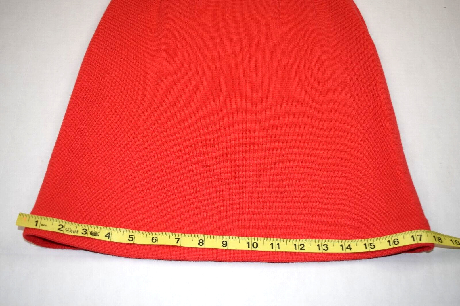 Vintage Sweater Top Skirt Set S/M 50s Tai Tung Orange Pink Lambs Wool 3 Piece