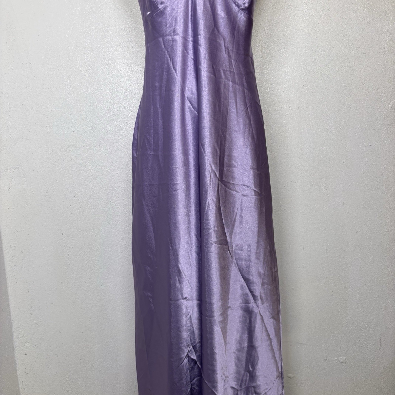 Vintage California Dynasty 80s Cottagecore Slip Gown Sleep Slip Floral Lace Y2K