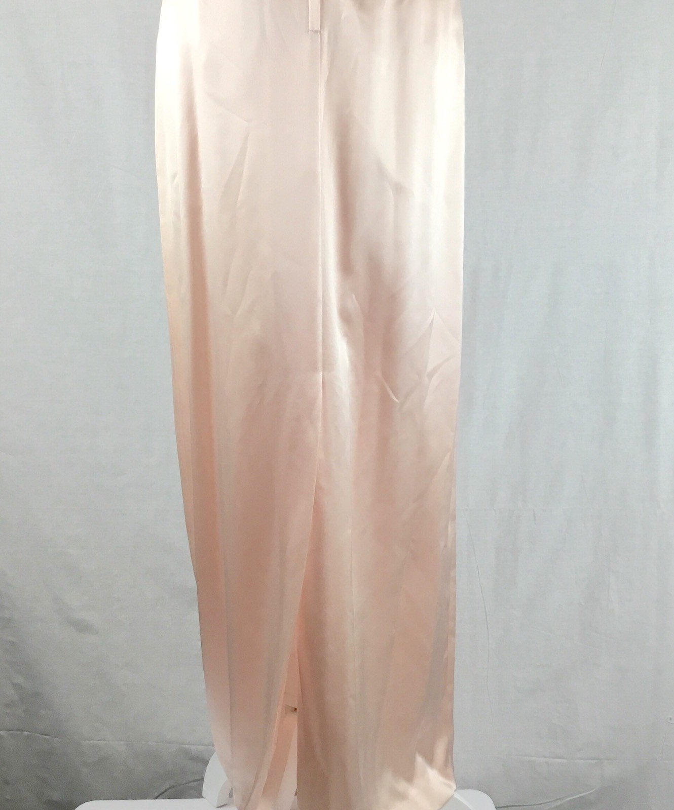 Vintage St. Martin Women’s Skirt Silk Sz 4 Pale Pink Blush Evening Long Gathered
