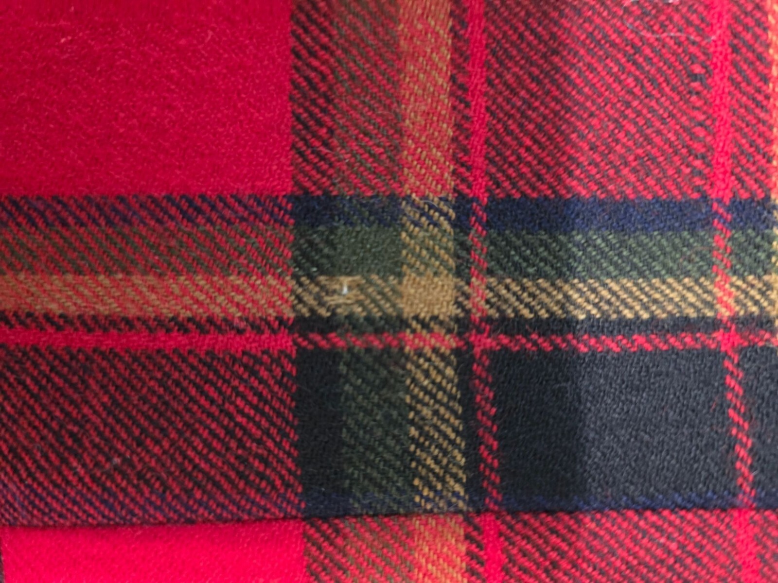 Giorgio Sant Angelo Collectible Gold Plaid Wool Vest Large Made In Bulgaria
