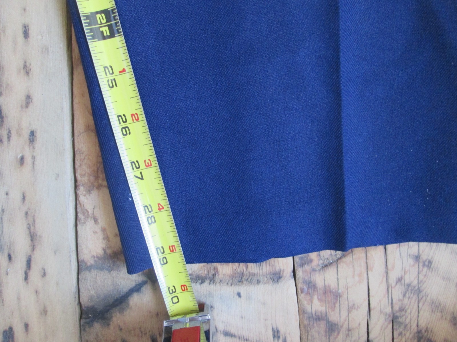Vintage Women’s Levi’s Bend Over Slacks Pants 24WP 38×29 1970s Blue Polyester