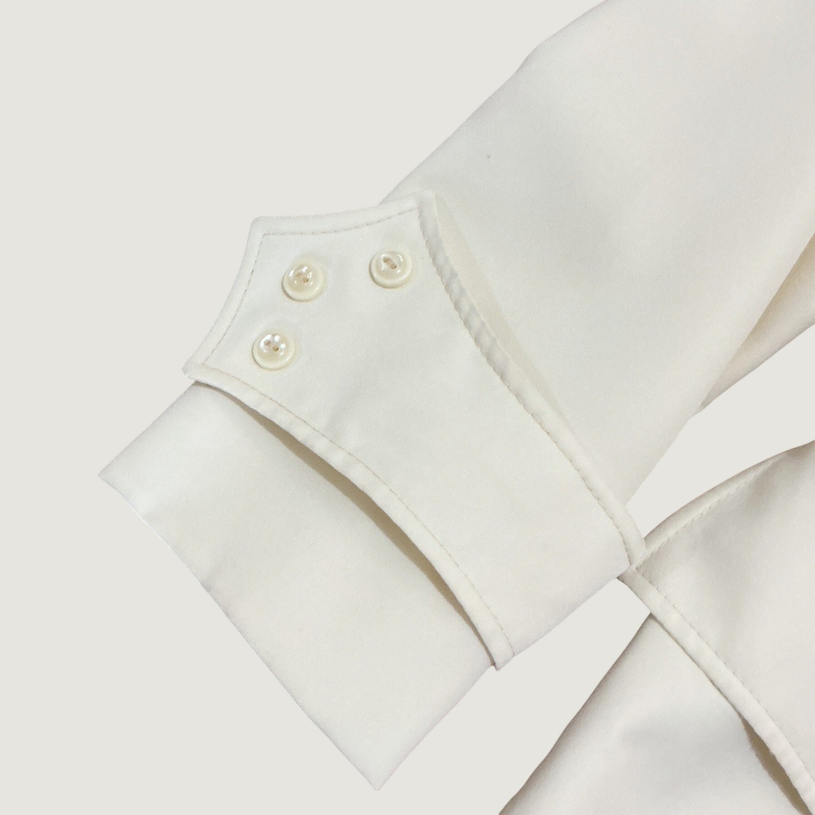Vintage 70s Betty Rose Ivory Belted Rain Coat Womens M Jackie O Mod Trench USA