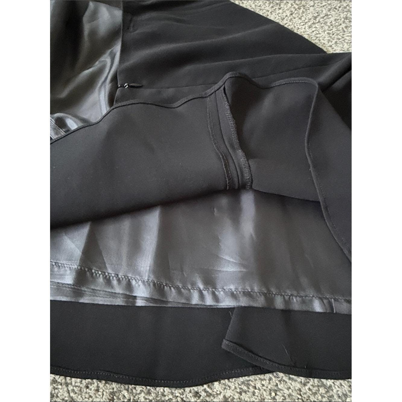 Vintage Talbots classic Timeless Black A-Line Skirt Lined