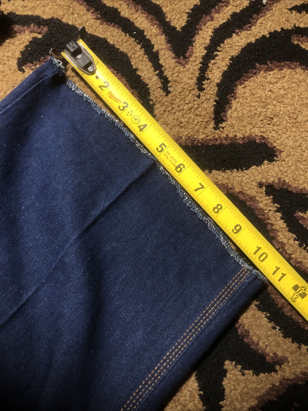 Vintage Brittania Brit Flare Size 33L NEW 31×36 Disco Size 11/12 Rare Denim