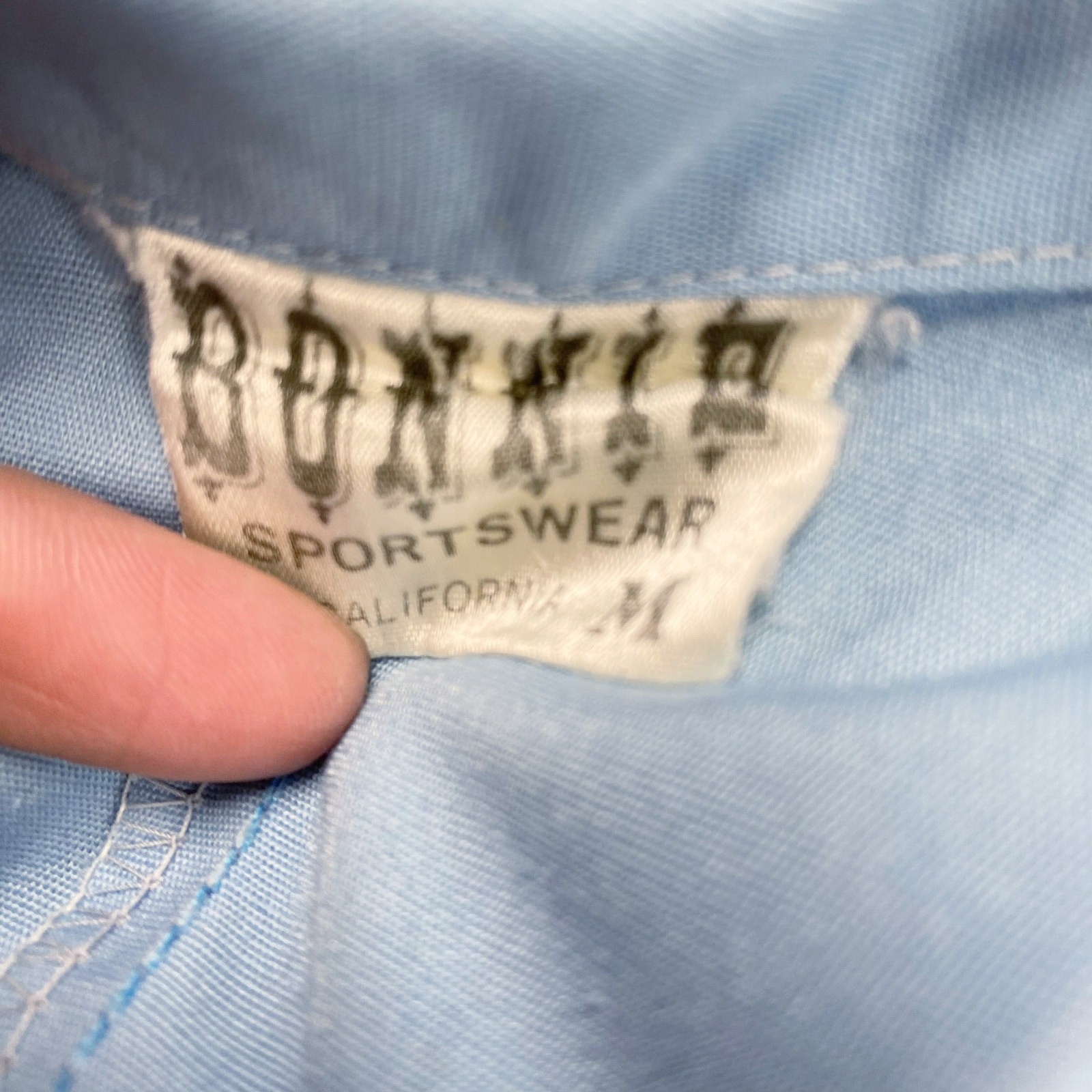 Vintage Bonnie Sportswear Womens Size M Blue Boiler Suit