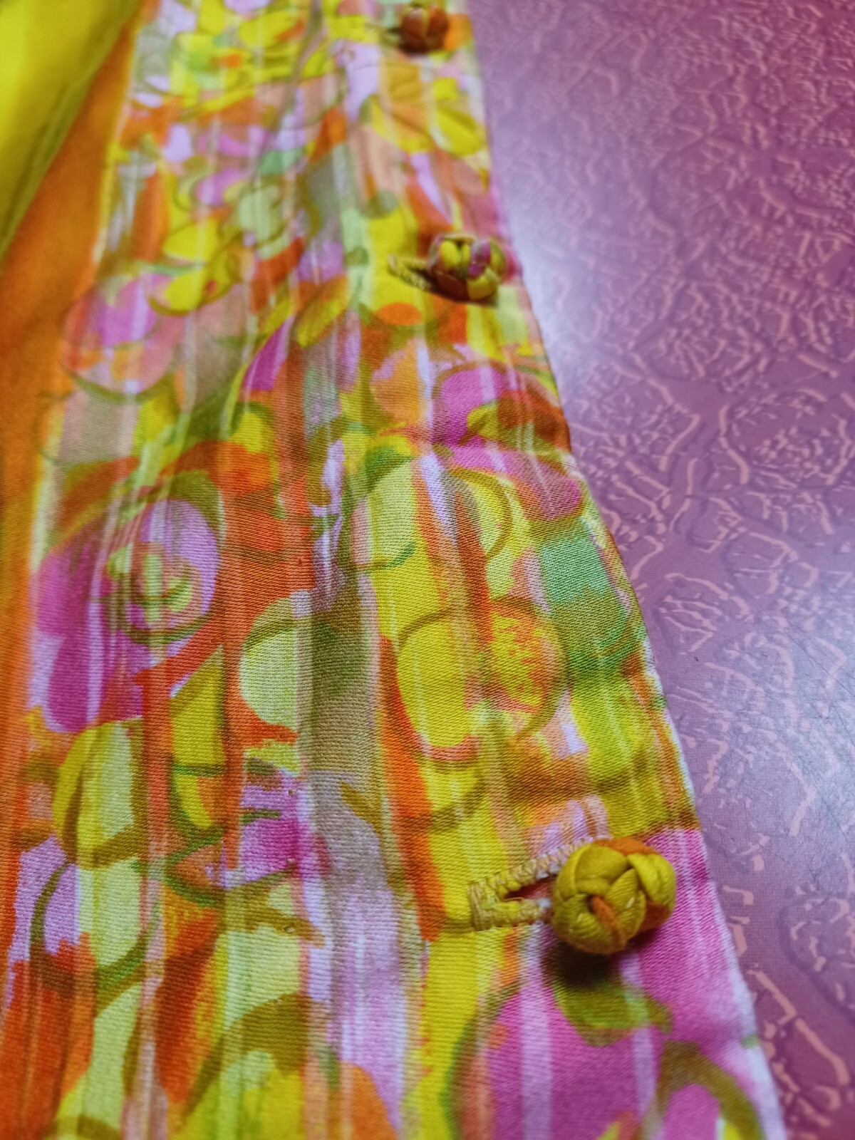 True VTG 1960s Mid-century Authentic Hawaiian Dress Mod Tiki Hawaii Loungewear M