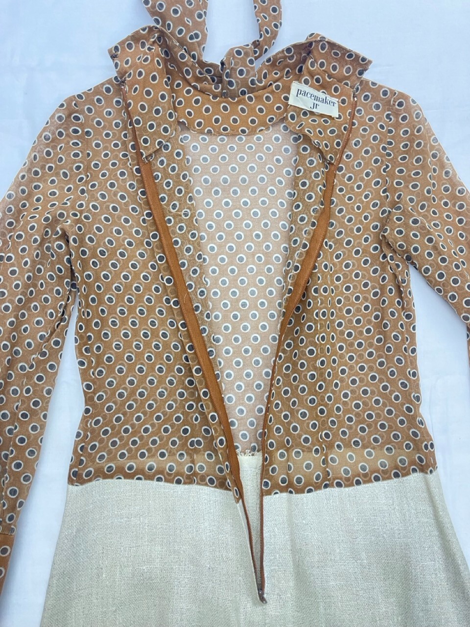 1960’s Pacemaker jr Two-Piece Secretary Dress Size 5 Union Made in USA Librarian