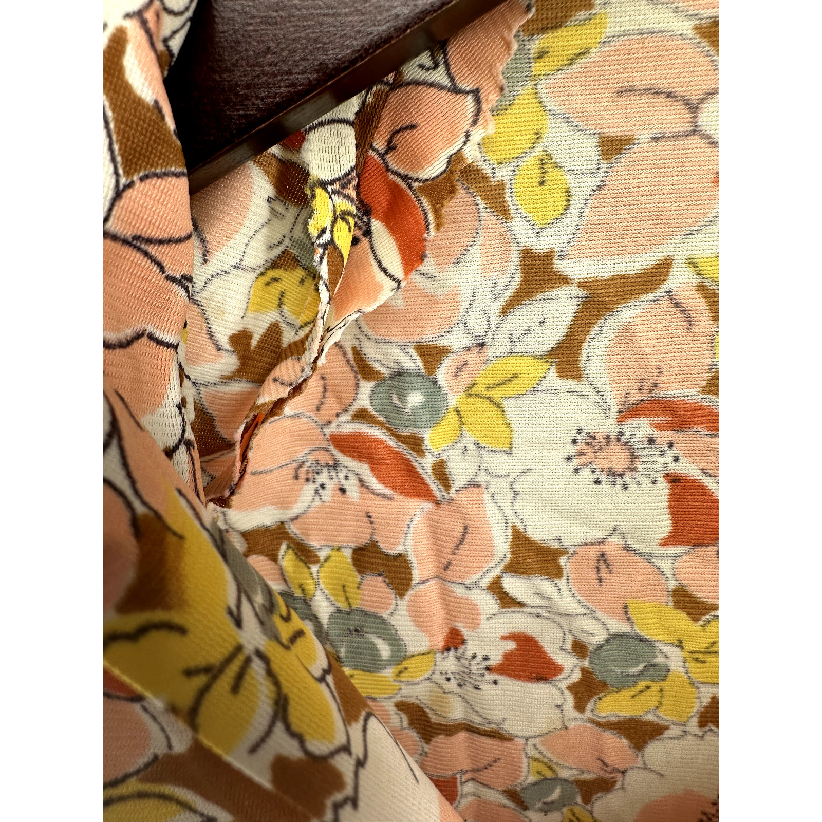 Handmade Womens Blouse Top Size XS See Measurements Multicolor Floral Vintage