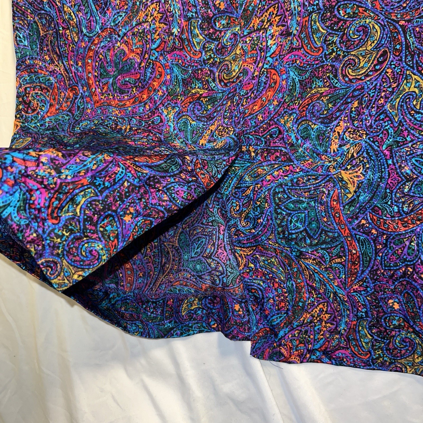 Willi Of California VTG Paisley Dress Sz 8