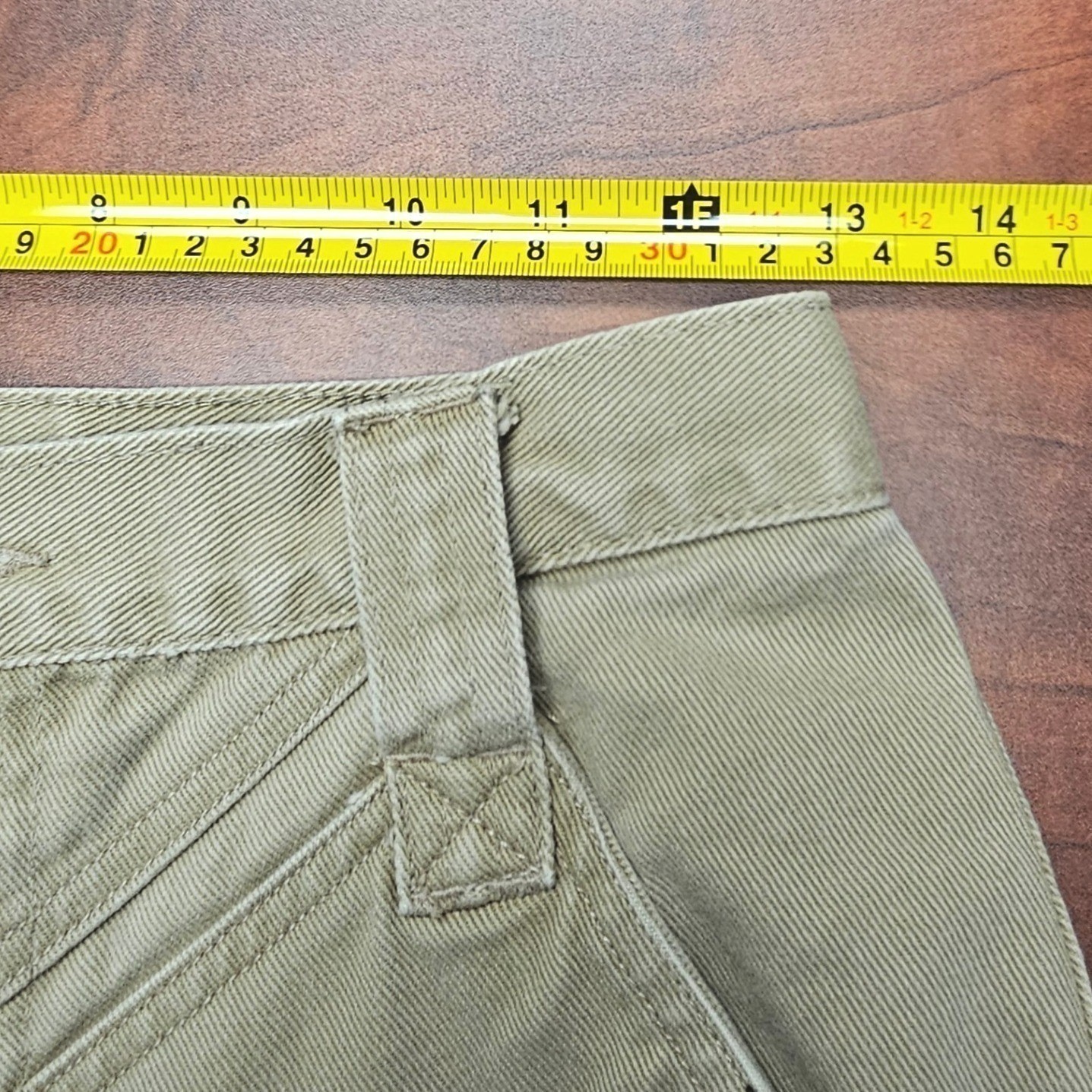 Rocky Mountain Western High Rise Jeans 30/11 Khaki Cowgirl Rodeo 90s Mom Vtg