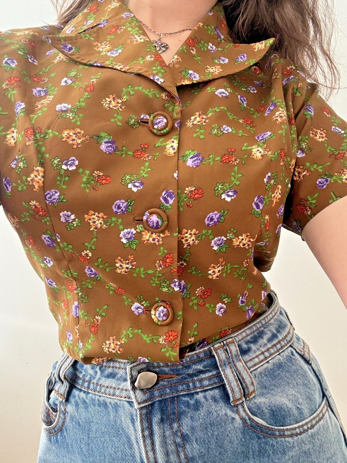 Vintage 70’s Floral Shirt