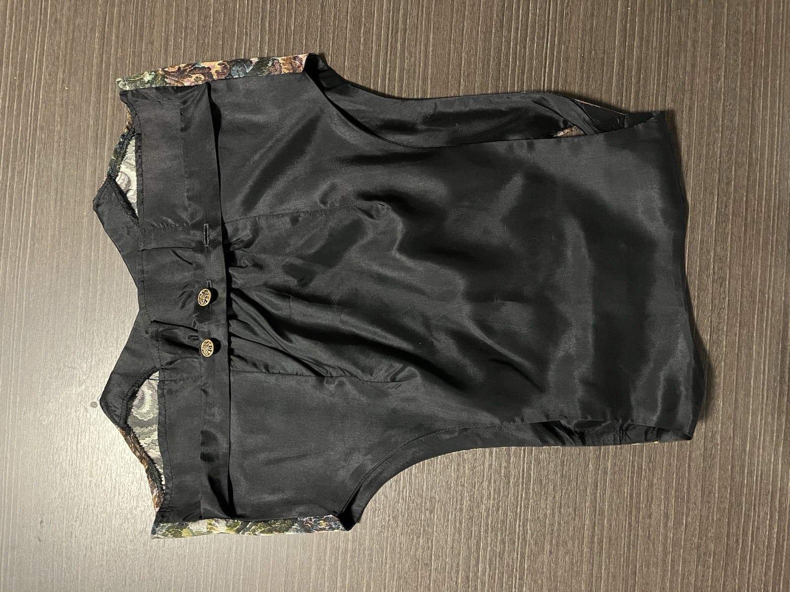 Mirrors Embroidered Vintage Floral Vest