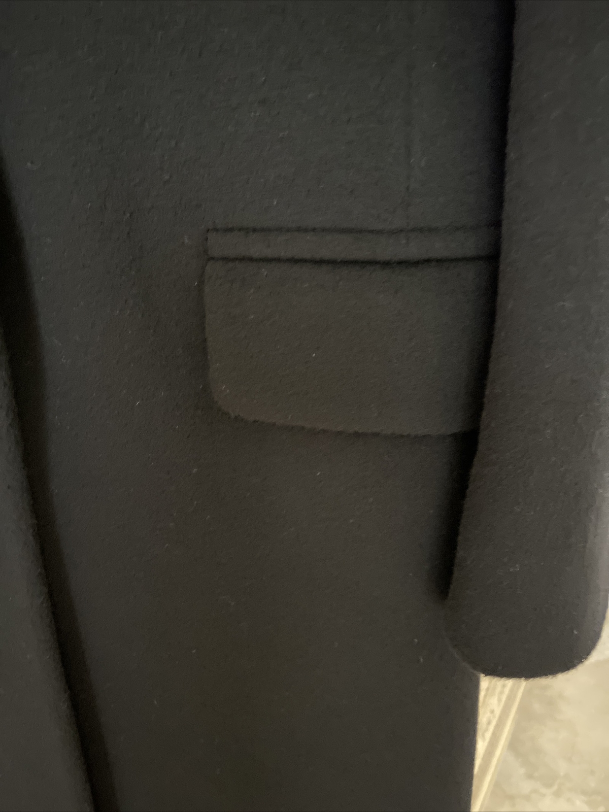 Albert Nipon women’s black coatSZ 8,wool&cashmere blend made in USA pristine