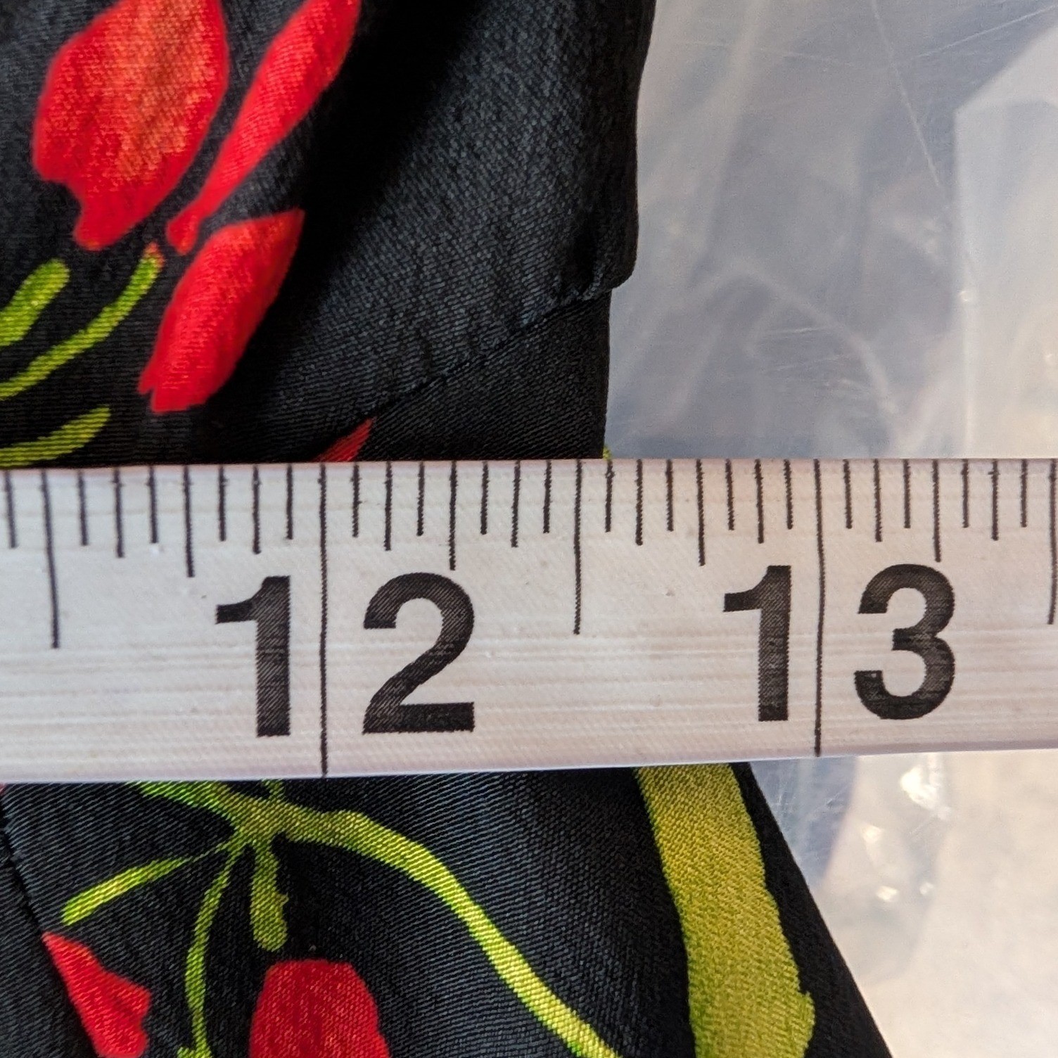 VTG Maggy London Silk Wrap Dress 4 Black Floral Botanical Parisian Chic Retro