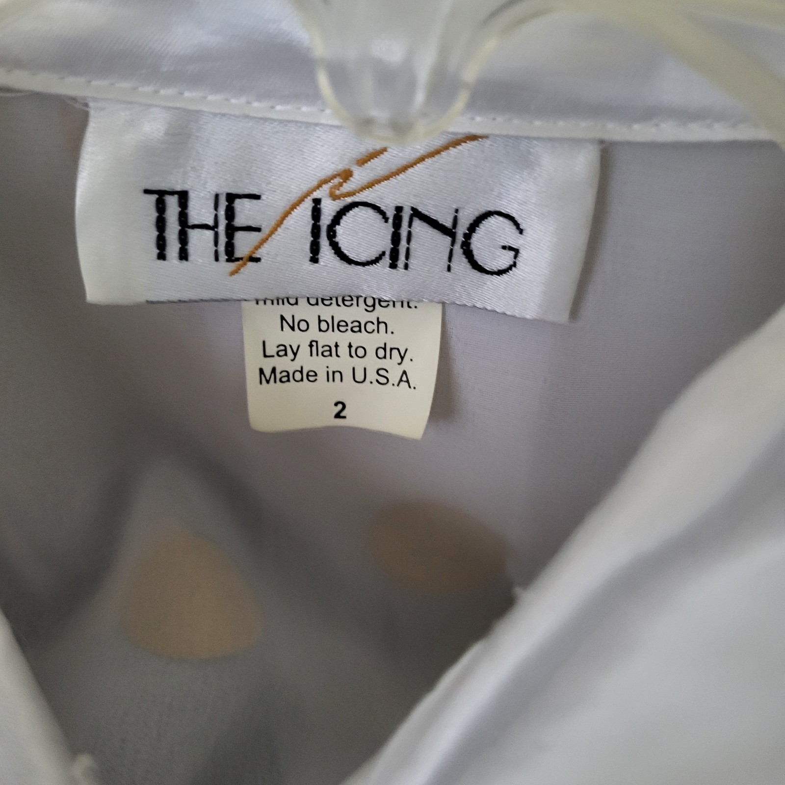 VTG The Icing Blouse 2 Pants M Set White Siver Mettalic 80’s Evening Holiday