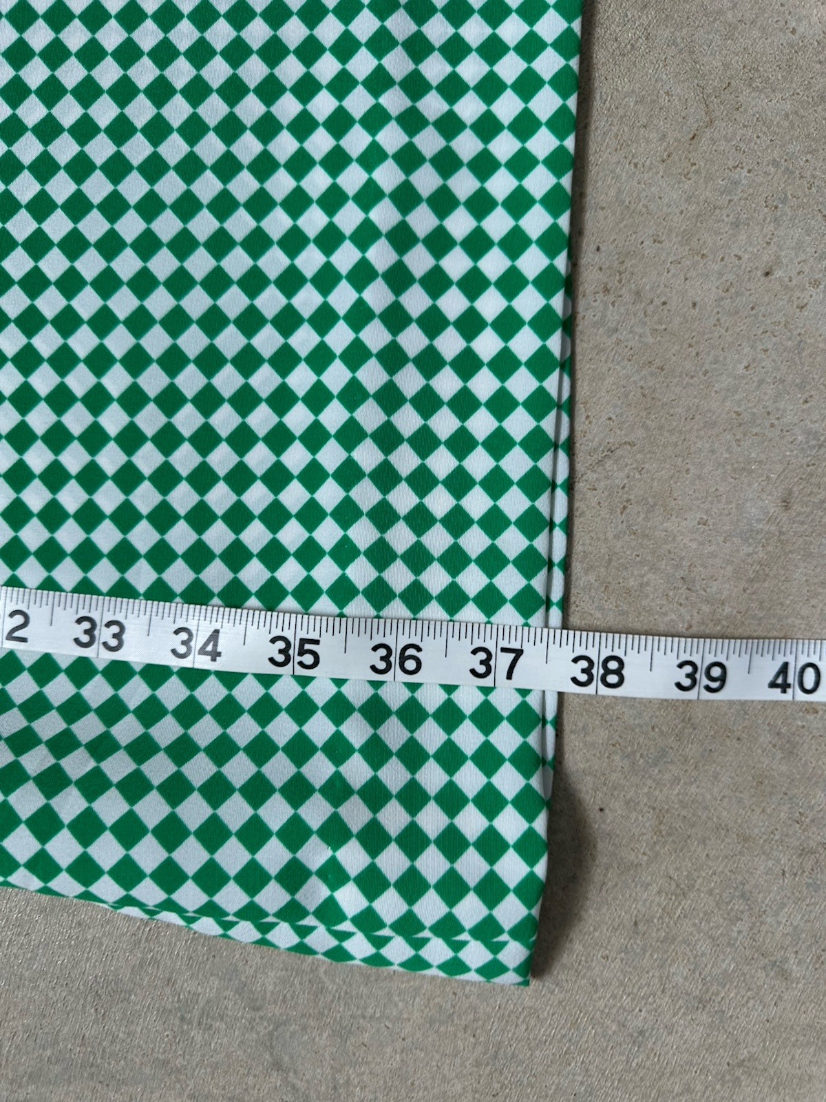 Vintage 70s Brownstone Studio Mod Shirt Dress Green Check Pockets Petite 12
