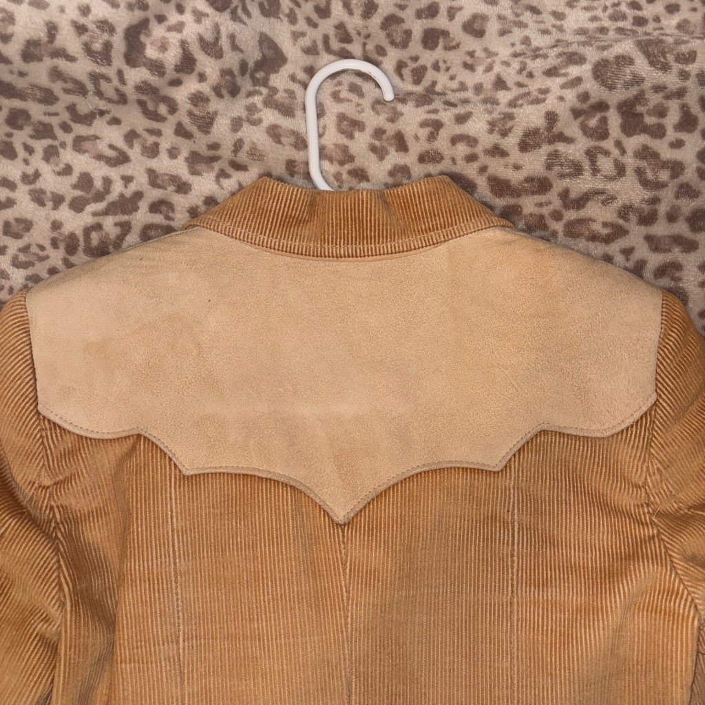 vintage ms pioneer suede and corduroy blazer