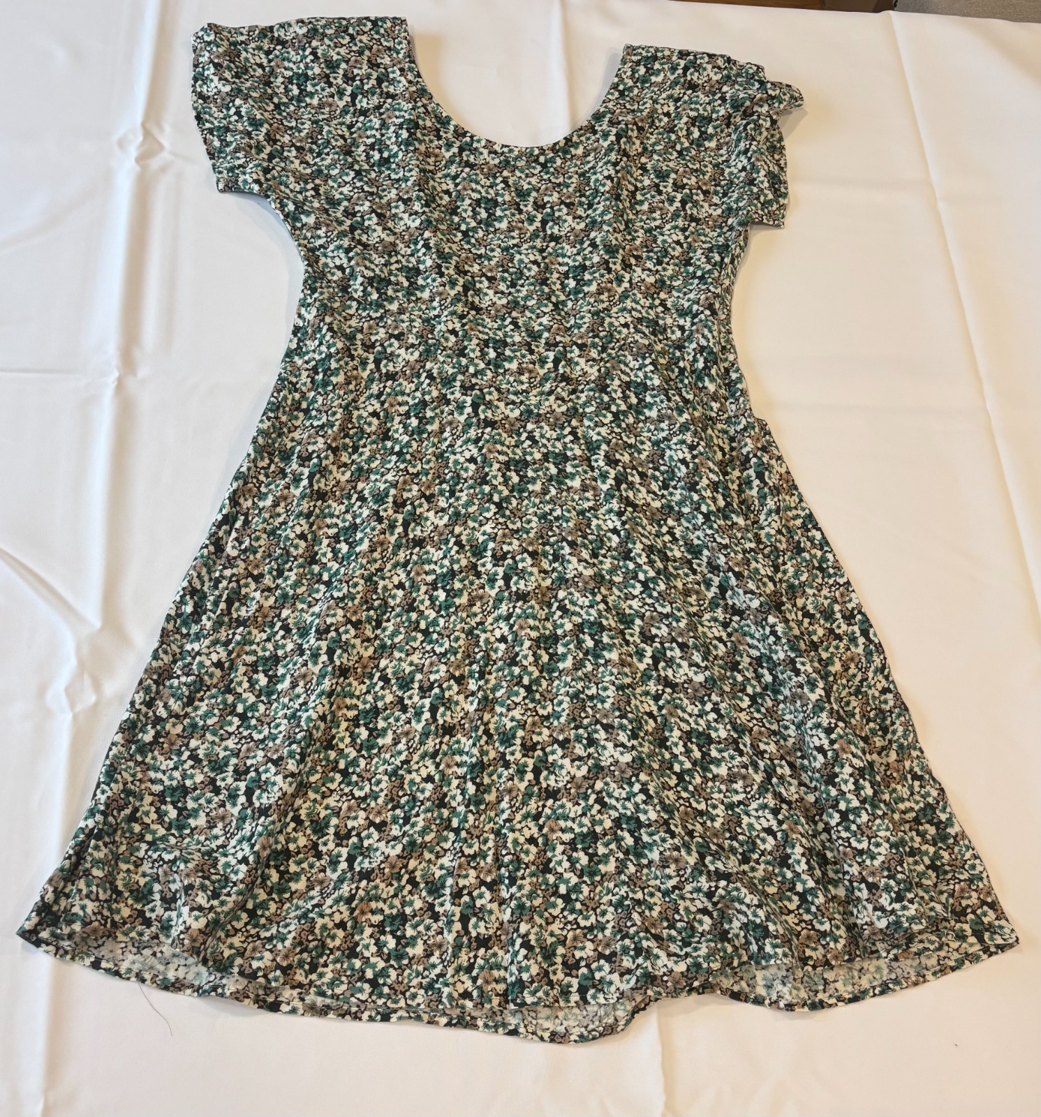 Vintage All That Jazz Dress Juniors 5/6 Blue Floral Y2K Cottagecore Boho 90s
