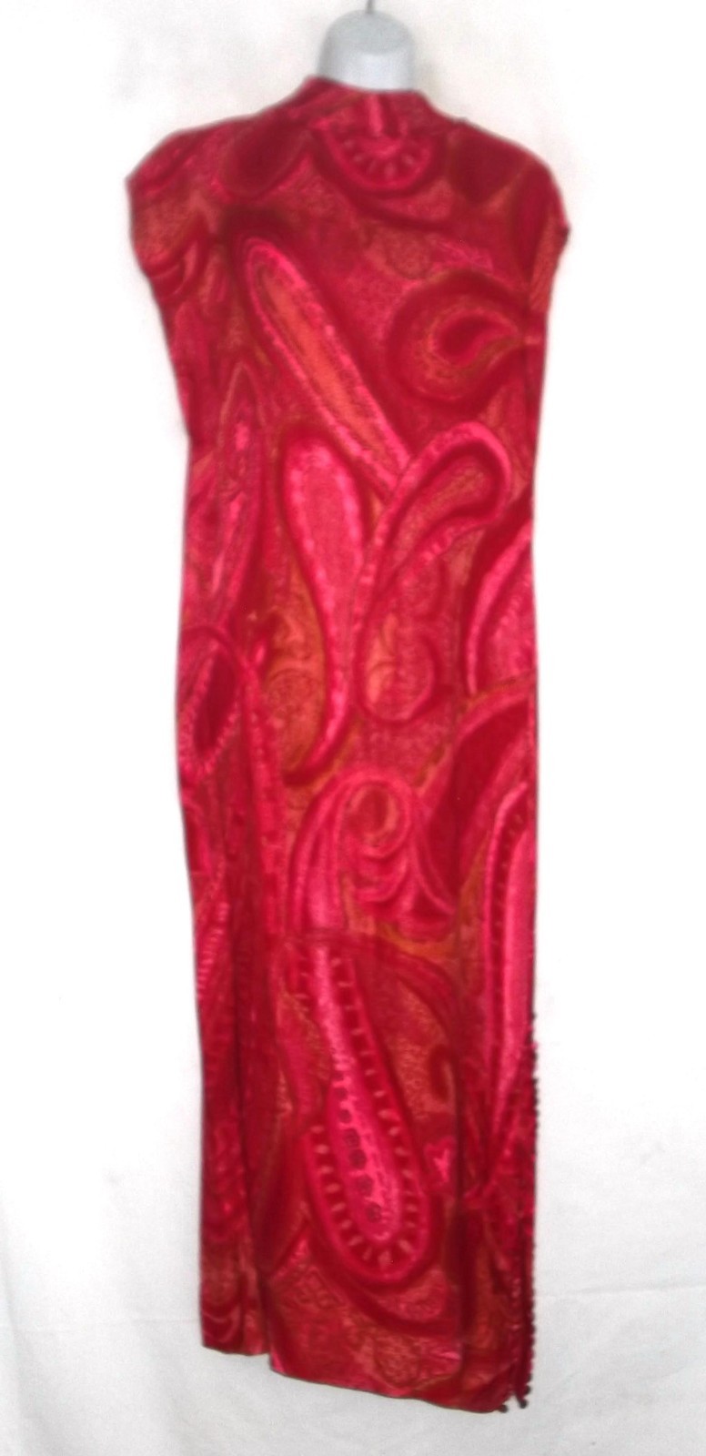 CAFTAN / LOUNGING GOWN 1960’S 1970’s VINTAGE PAISLEY WESTERN COSTUME COMPANY