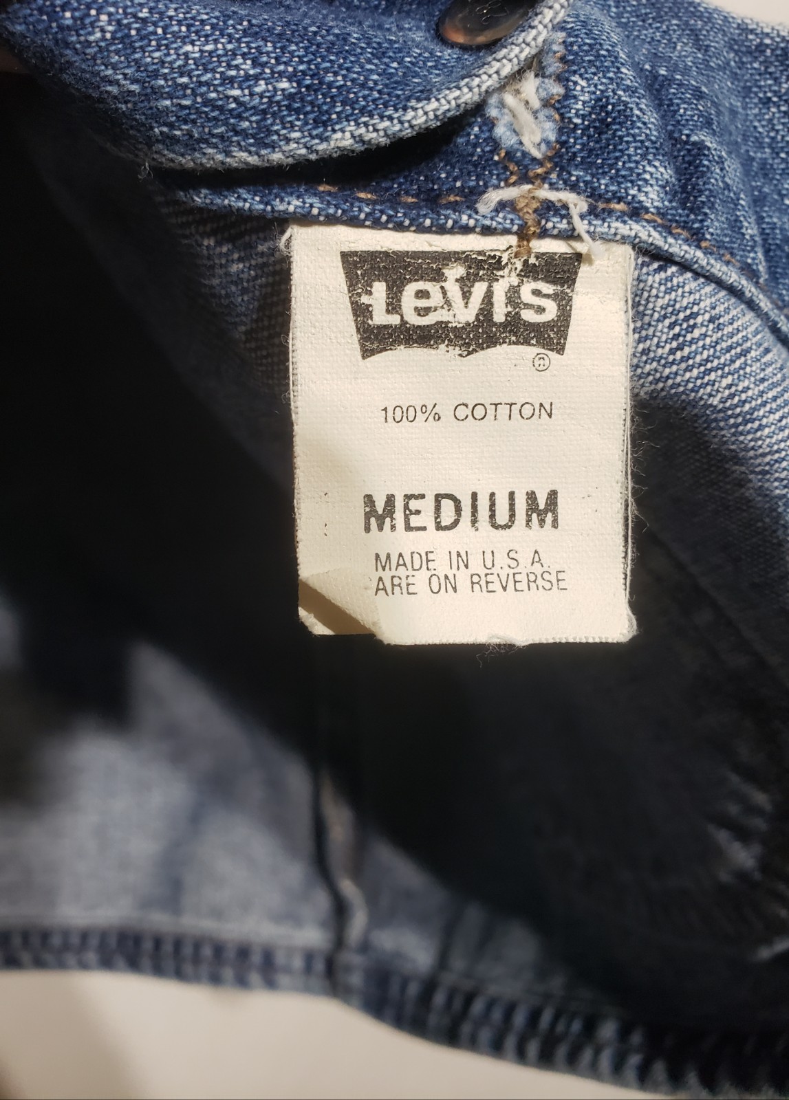 Vintage Levi Strauss Denim Women’s M (12/14) Barn Jacket SUPER👽RARE