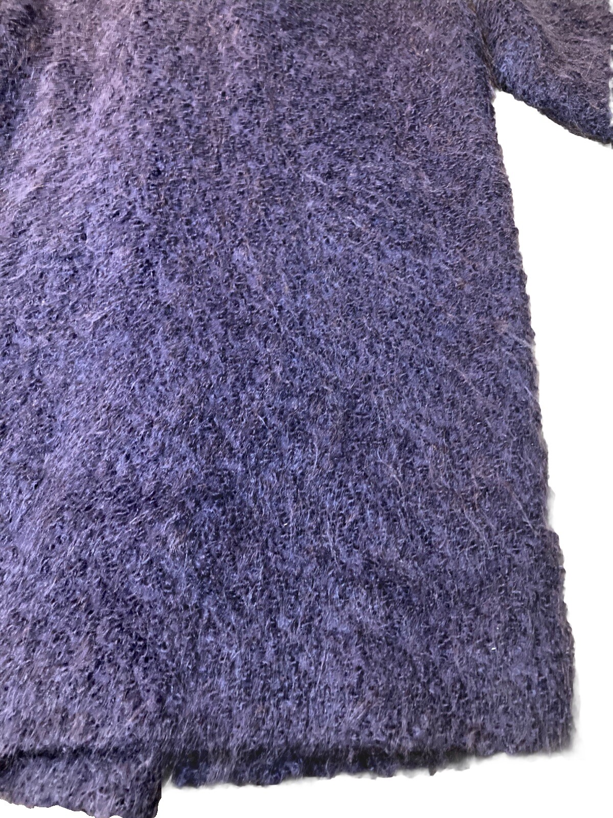Vntg 1960’s Monte Sano Pruzan Mohair Cocoon Coat Nordstrom Plum Purple Wool M L
