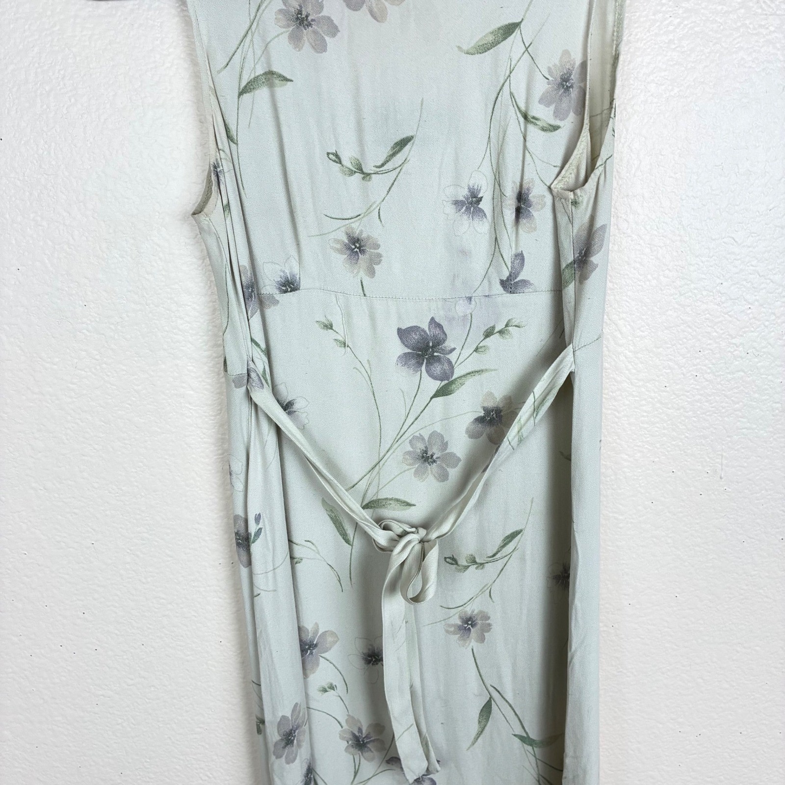Vintage Y2K 90s Slip Dress Sz S Maxi Fairy Grunge Cottage Floral Phoebe Floral