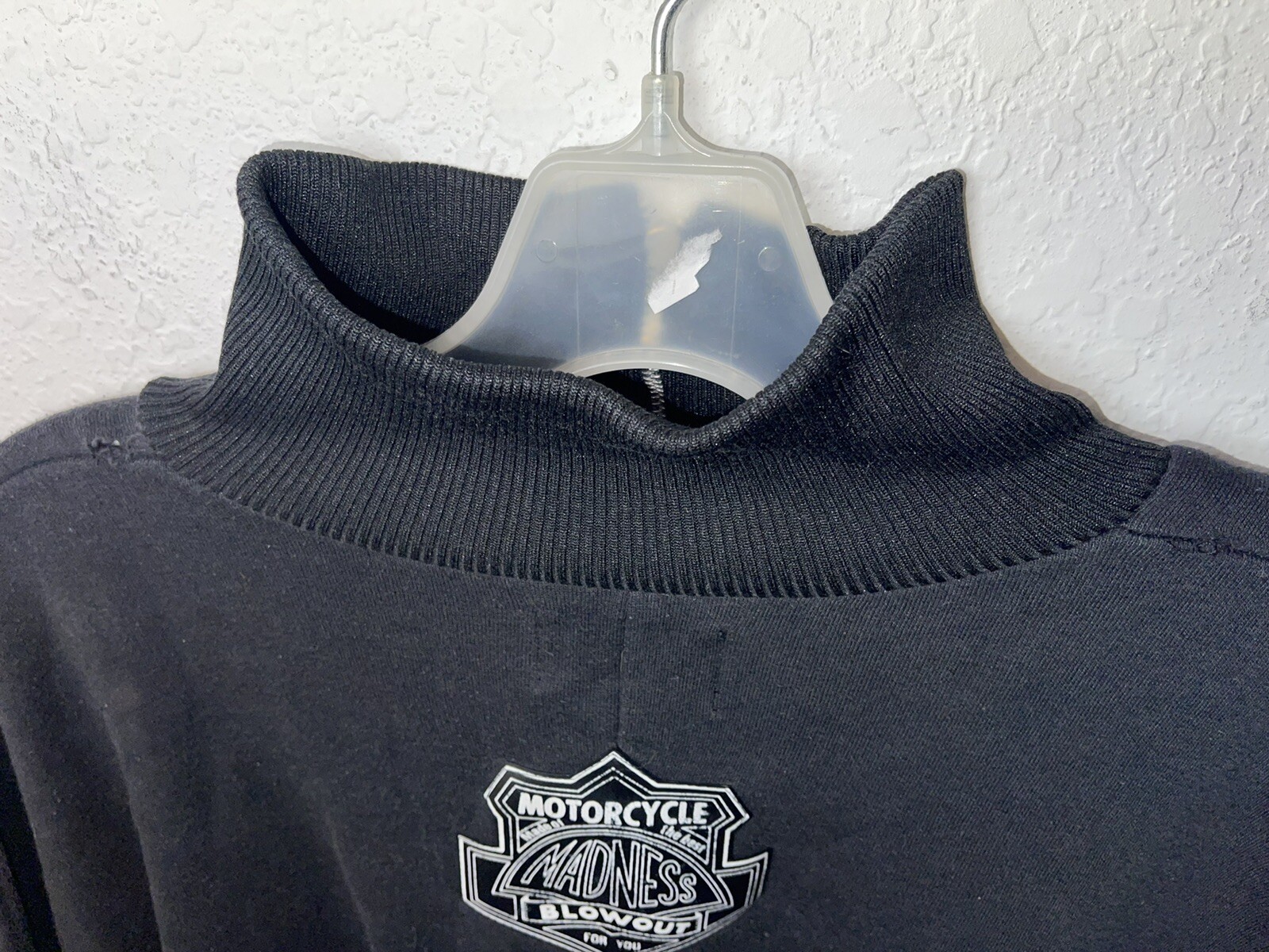 Vtg 80’s Blowout LA – Motorcycle Madness – American Wear 30”W x 34”L Sweatshirt