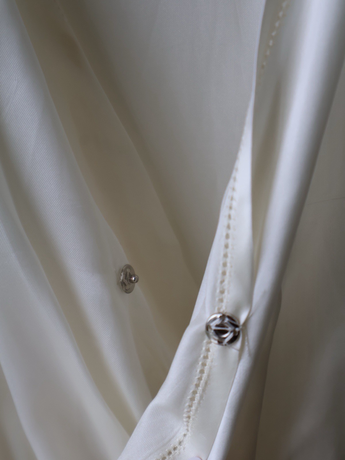 Regal 1930s-1940’s Candlelight Ivory Silk Satin Dress Wedding Gown Bridal Gown