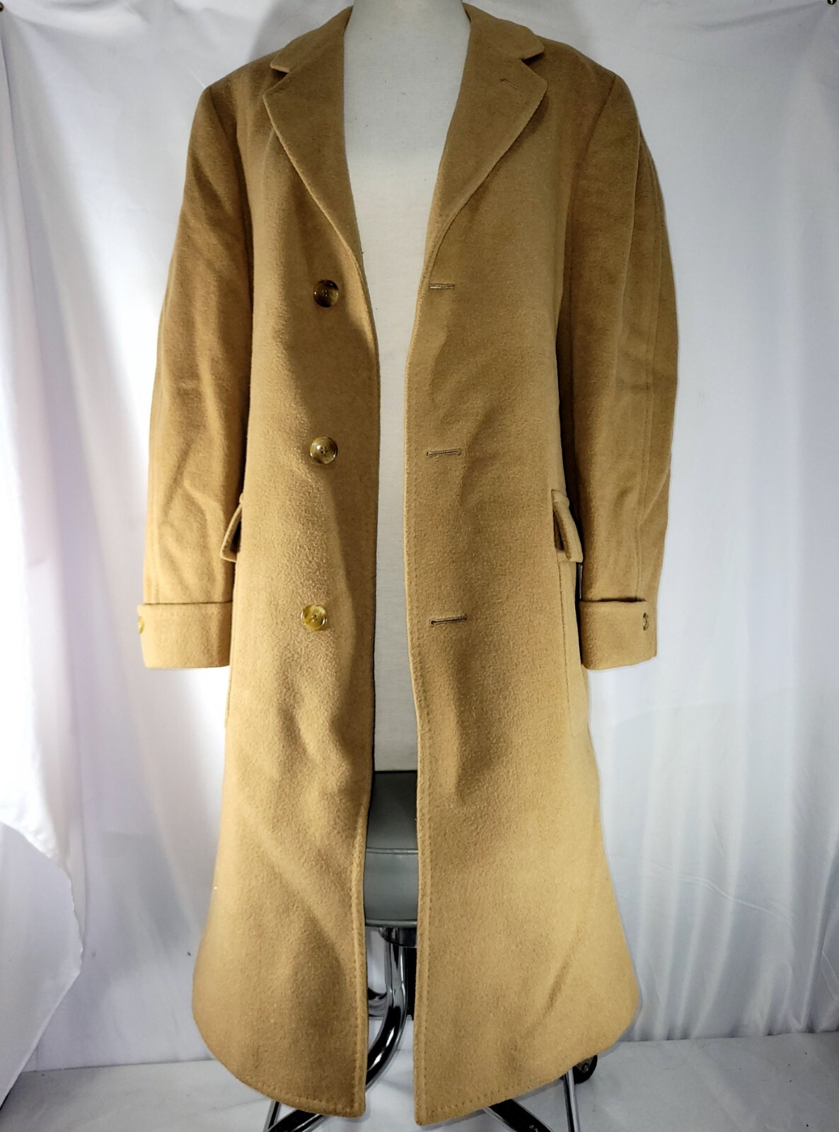Vintage GOLD’S Merino Wool and Mongolian Camel Hair Trench Coat
