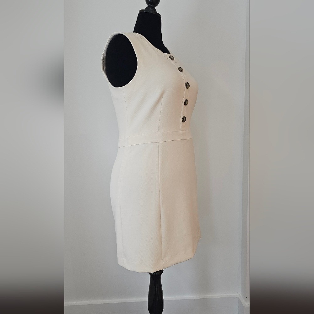 VERONICA BEARD Women’s Ivory Julie Midi Dress. Sz 12