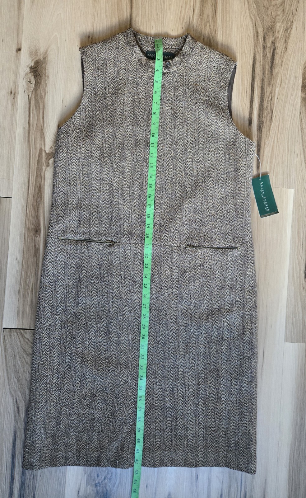 Harve Benard byBenard Holtzman/jumperDres/vintage/women/size12/wool/brown/pocket