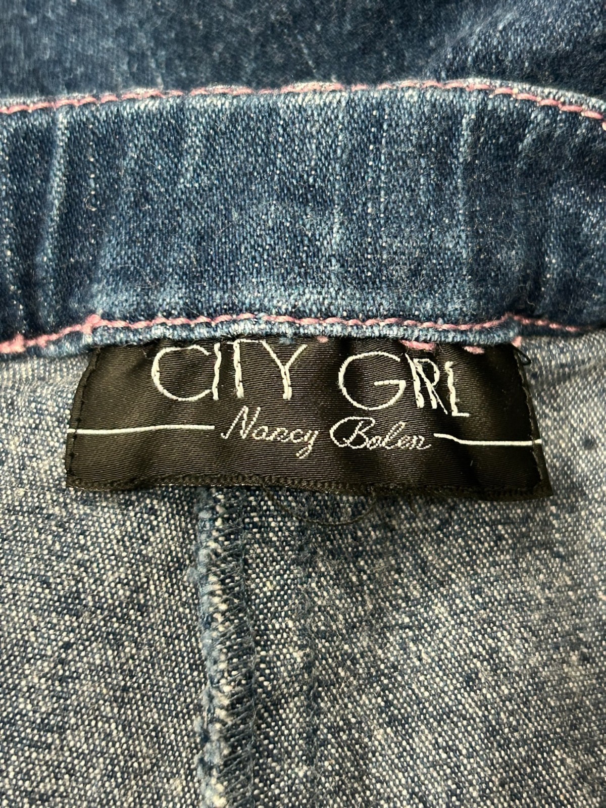 Vintage City Girl Nancy Bolen Denim High-Waist Pants Y2K Revival