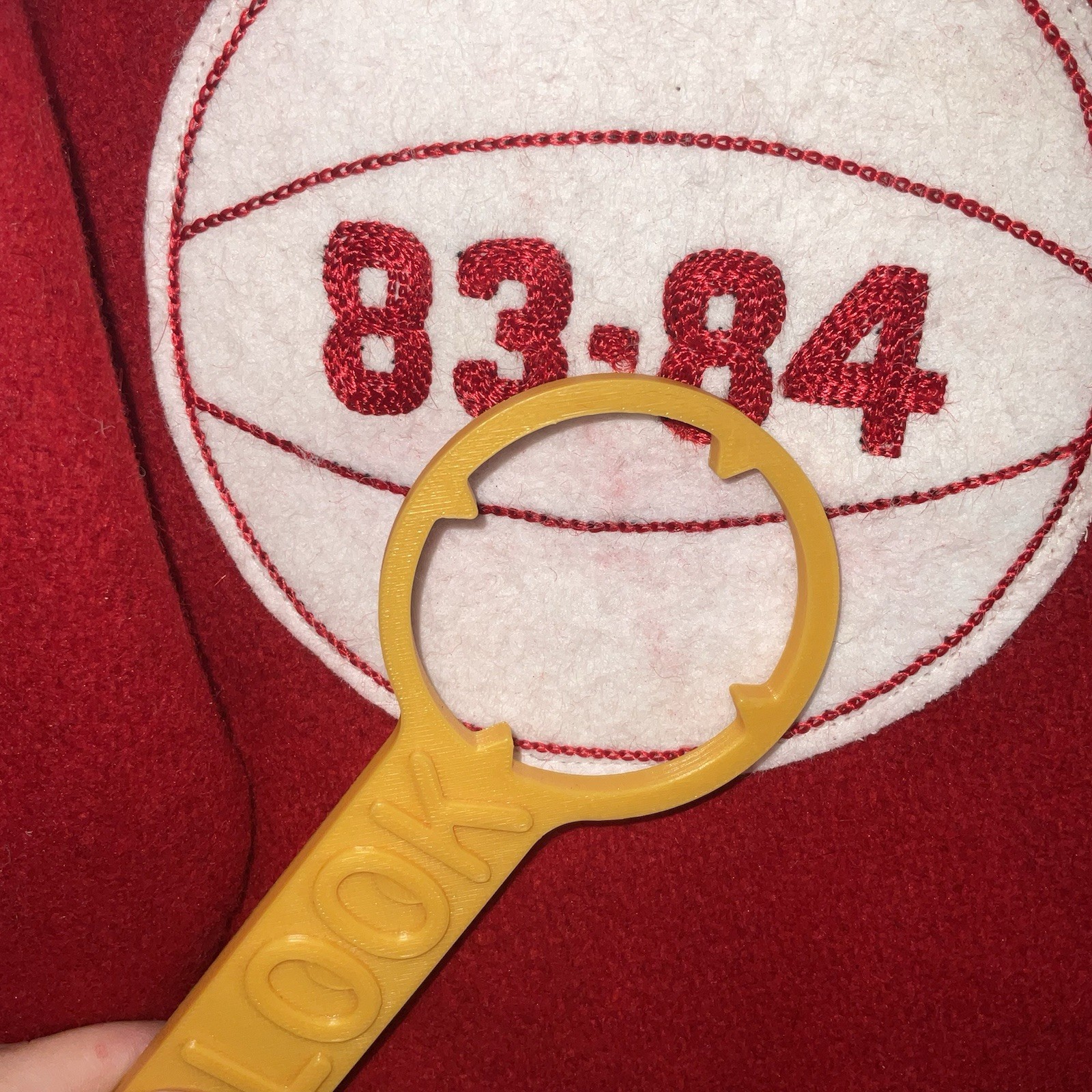 Vintage 1984 Red Varsity Basketball Jacket Coat Wool Chicksands Retro Womens M