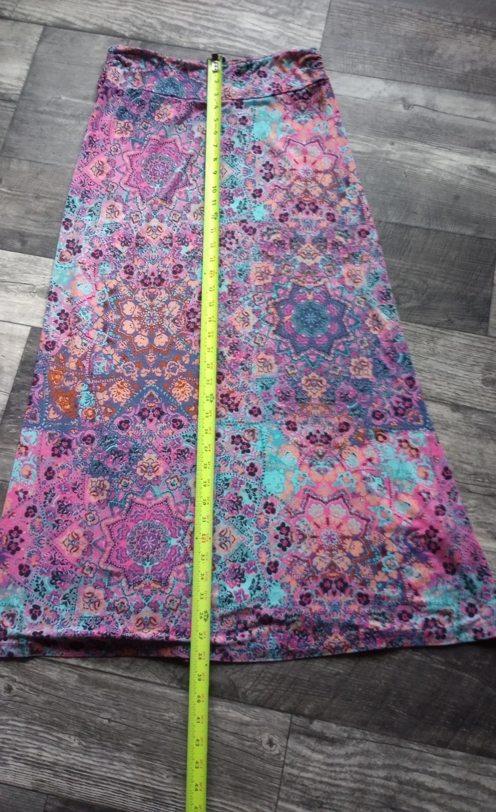 Artisan NY Women’s L Multicolored Boho Maxi Skirt