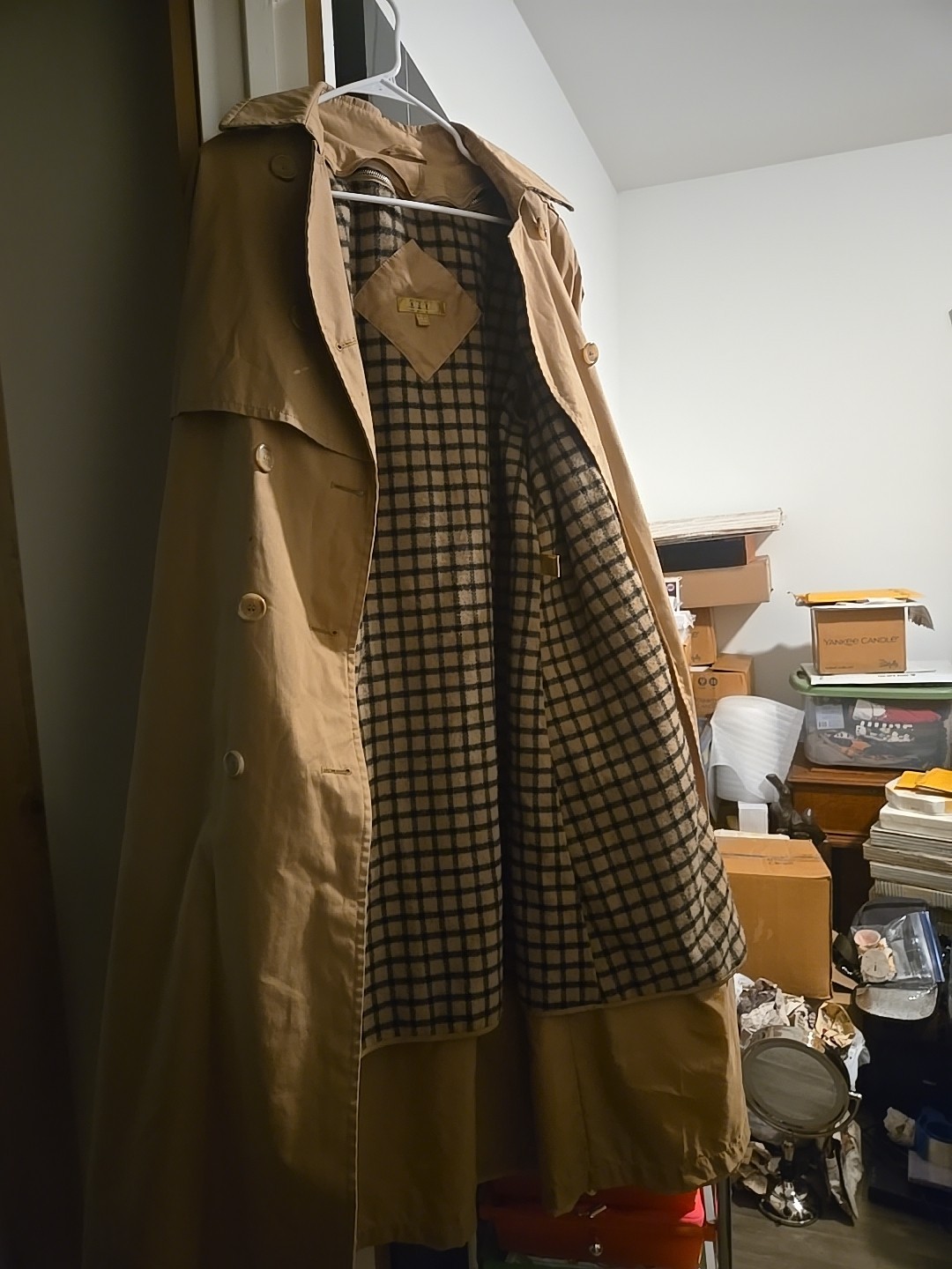 Robinson’s Trench Coat Women’s Size 12 With Zip-in Removable Warm Liner