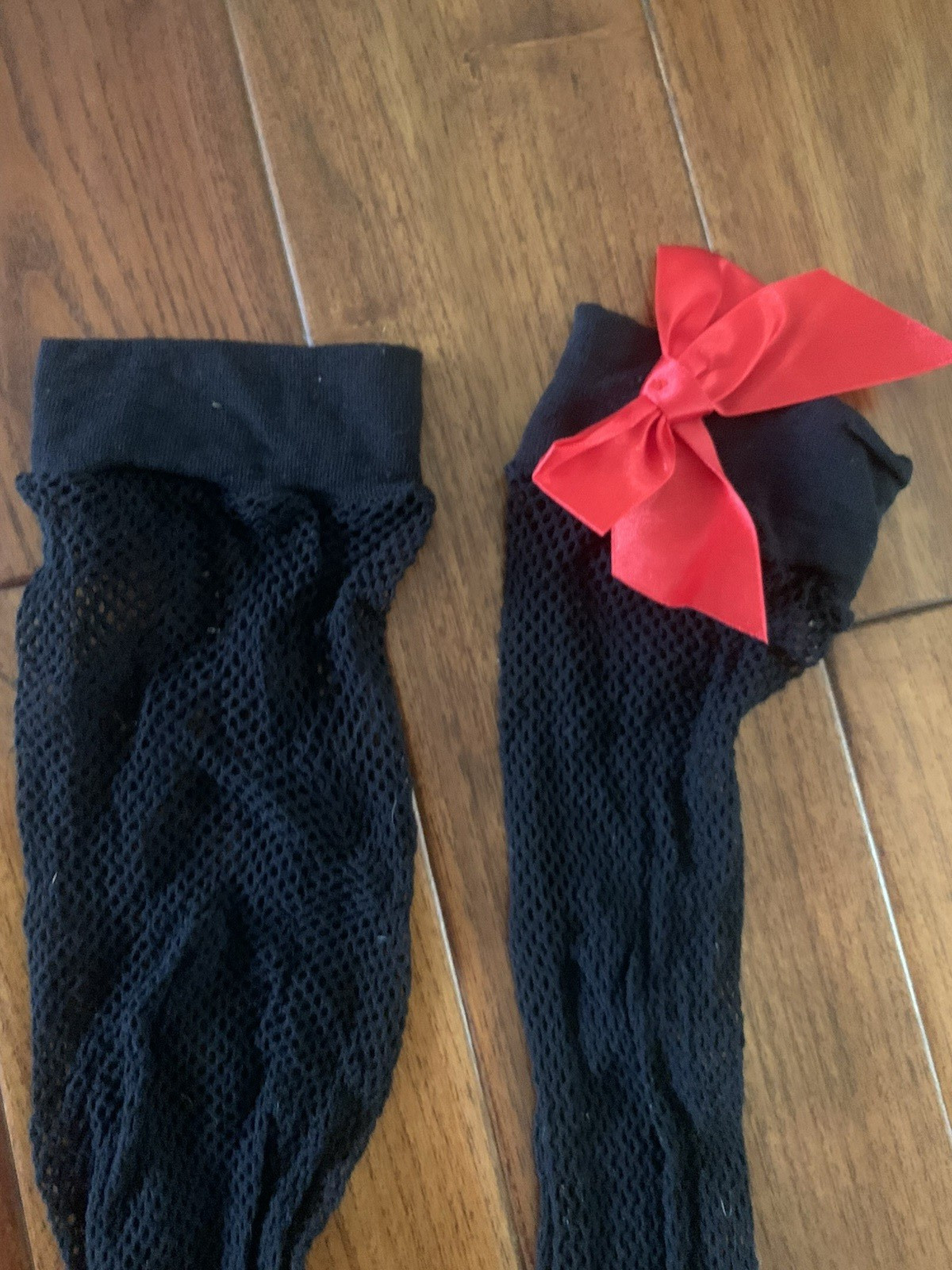 Vtg Victoria’s Secret Sexy RED Jingle Bell Holiday Lingere Size 36C & Stockings