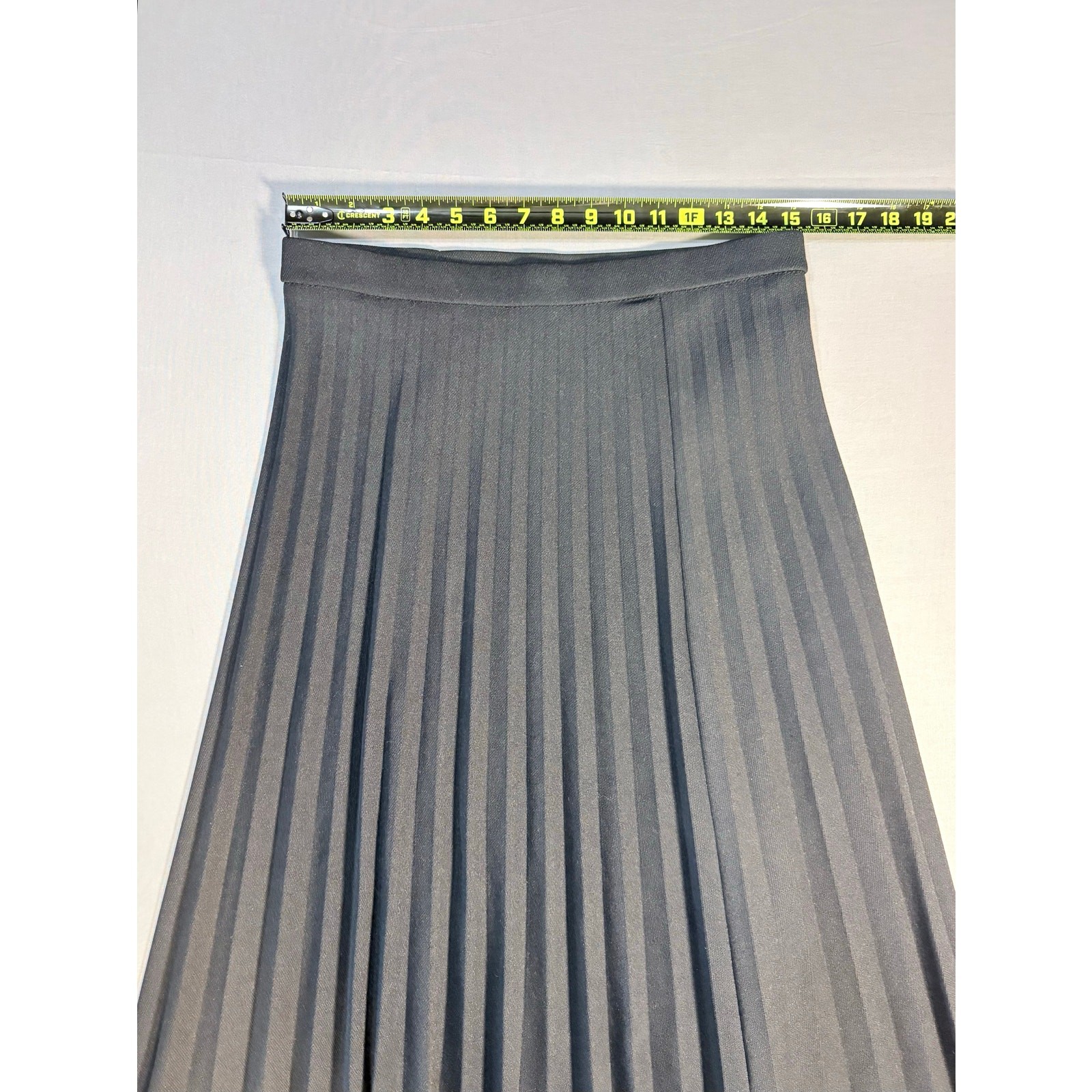 Vintage Bleyle for Hooper Black Pleated Retro Pinup Coquette Skirt Women Size 14