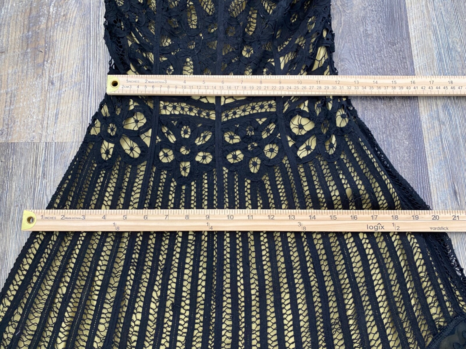 Vintage BETSEY JOHNSON NEW YORK Black Whimsigoth Boho Chic Dress Sz. 2 Y2K