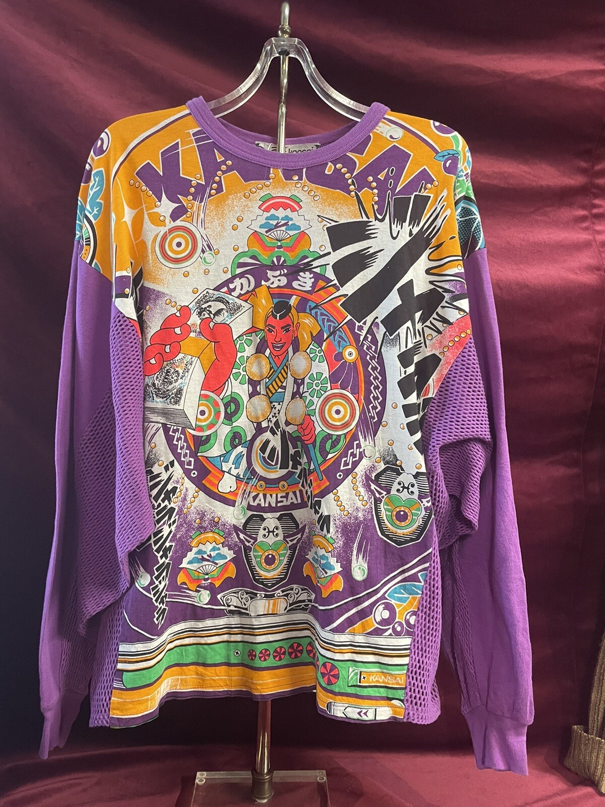 Vintage Kansai International Yamamoto shirt issey yohji miyake 90s 80s Archival