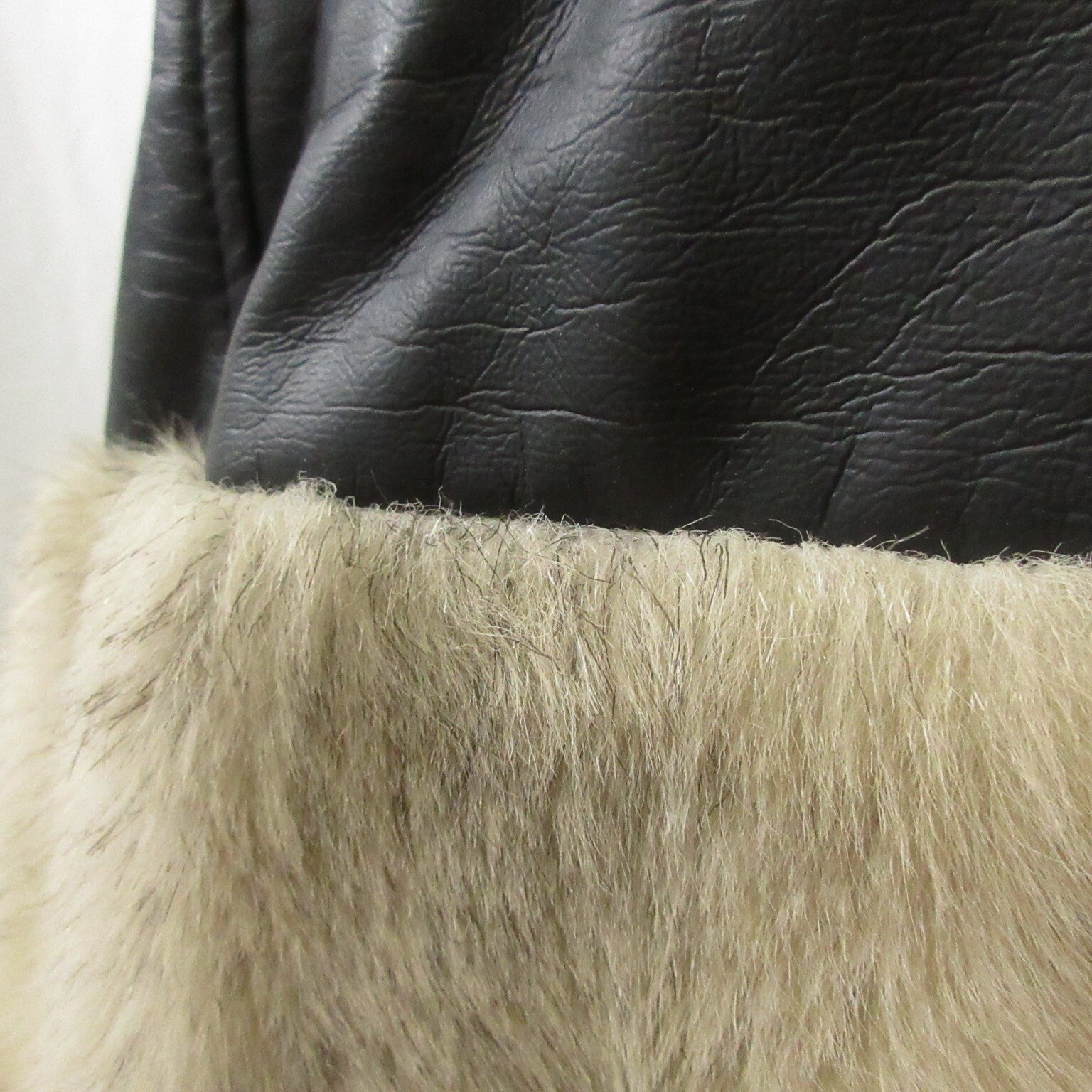 VINTAGE RARE 70s Faux Fur Women’s Coat MOD New Wave PUNK SOVIET NOIR GOTH OOAK