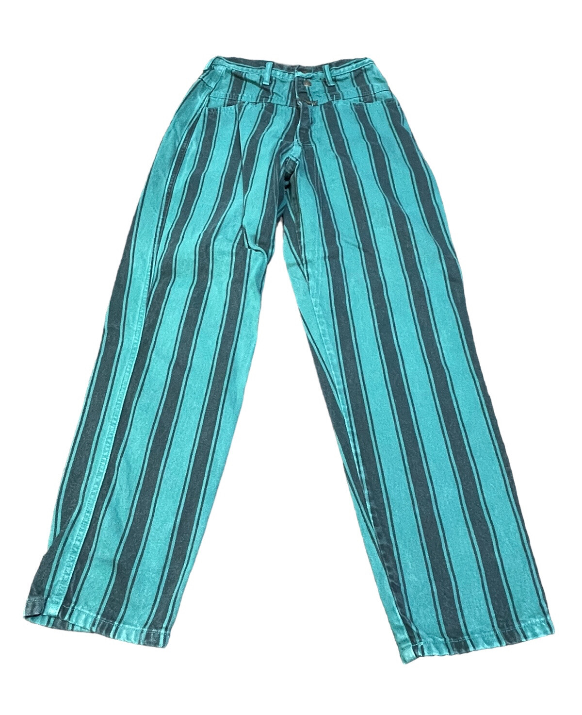 Lot of 2 Vintage RARE Marithe Francois Girbaud Striped Jeans Women’s 27”x29” USA
