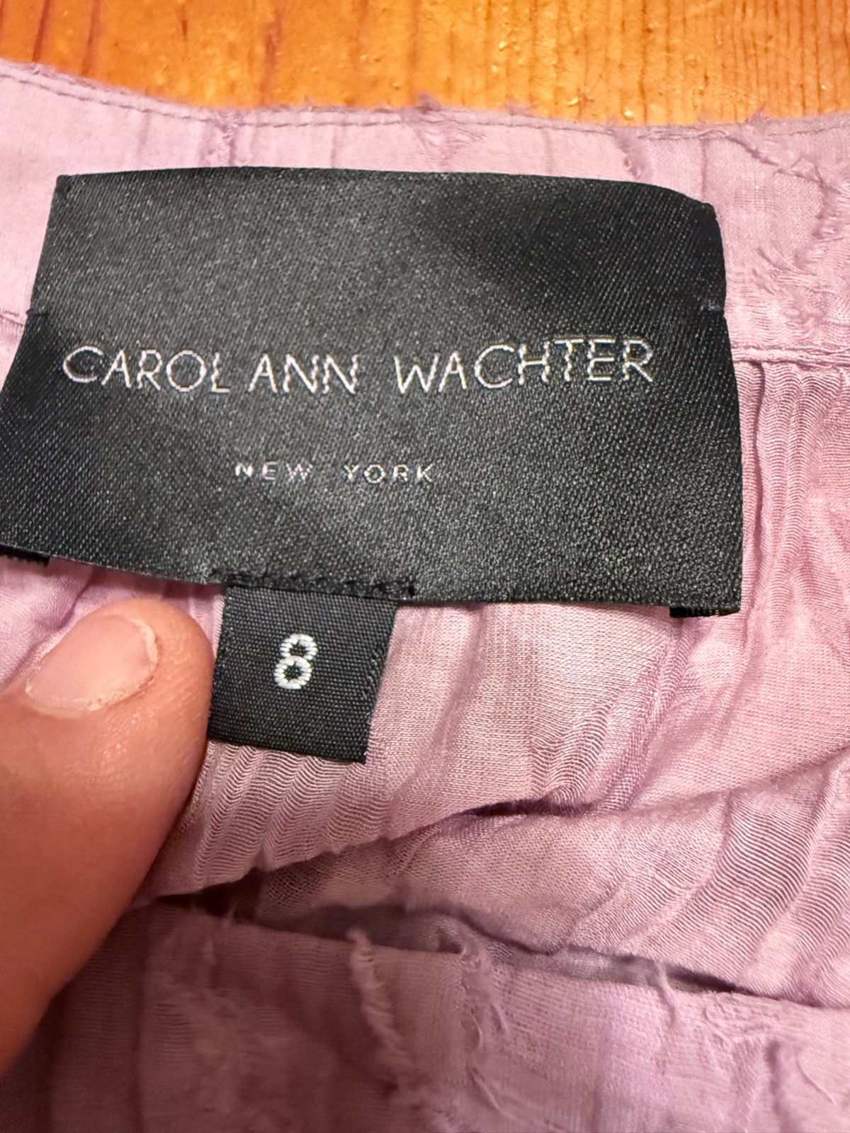 CAROL ANN WACHTER Hippy Blouse Top Size 8 NWOT T13