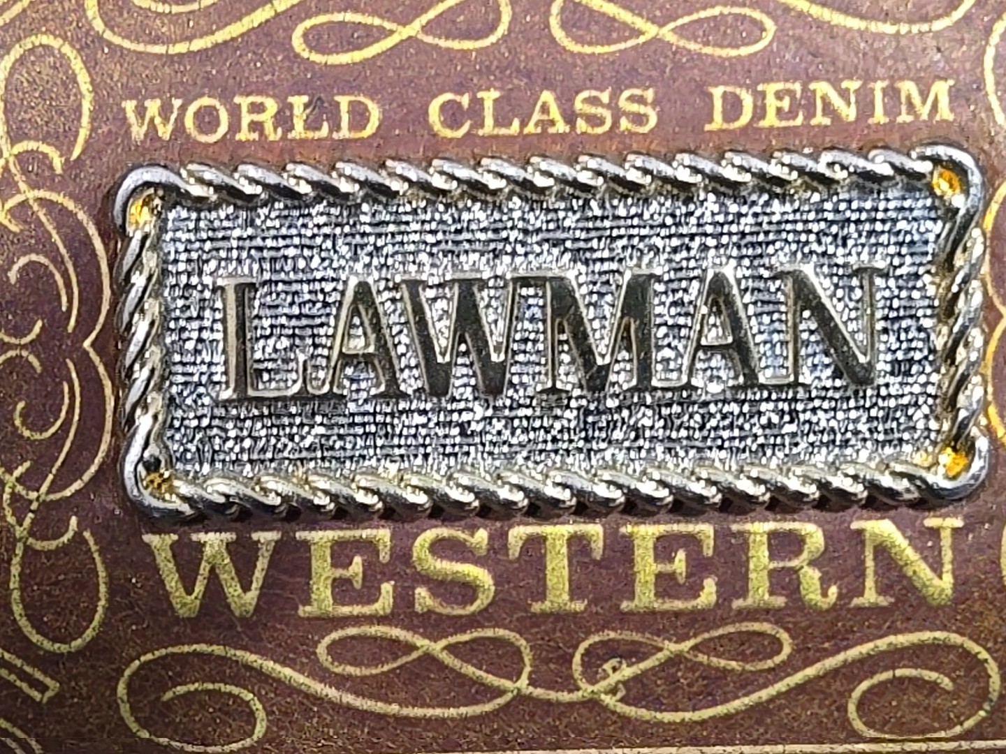 Vtg. LAWMAN Western Women’s Jeans Slim Fit Brown Faux Suede Worn Hems -Sz. 11