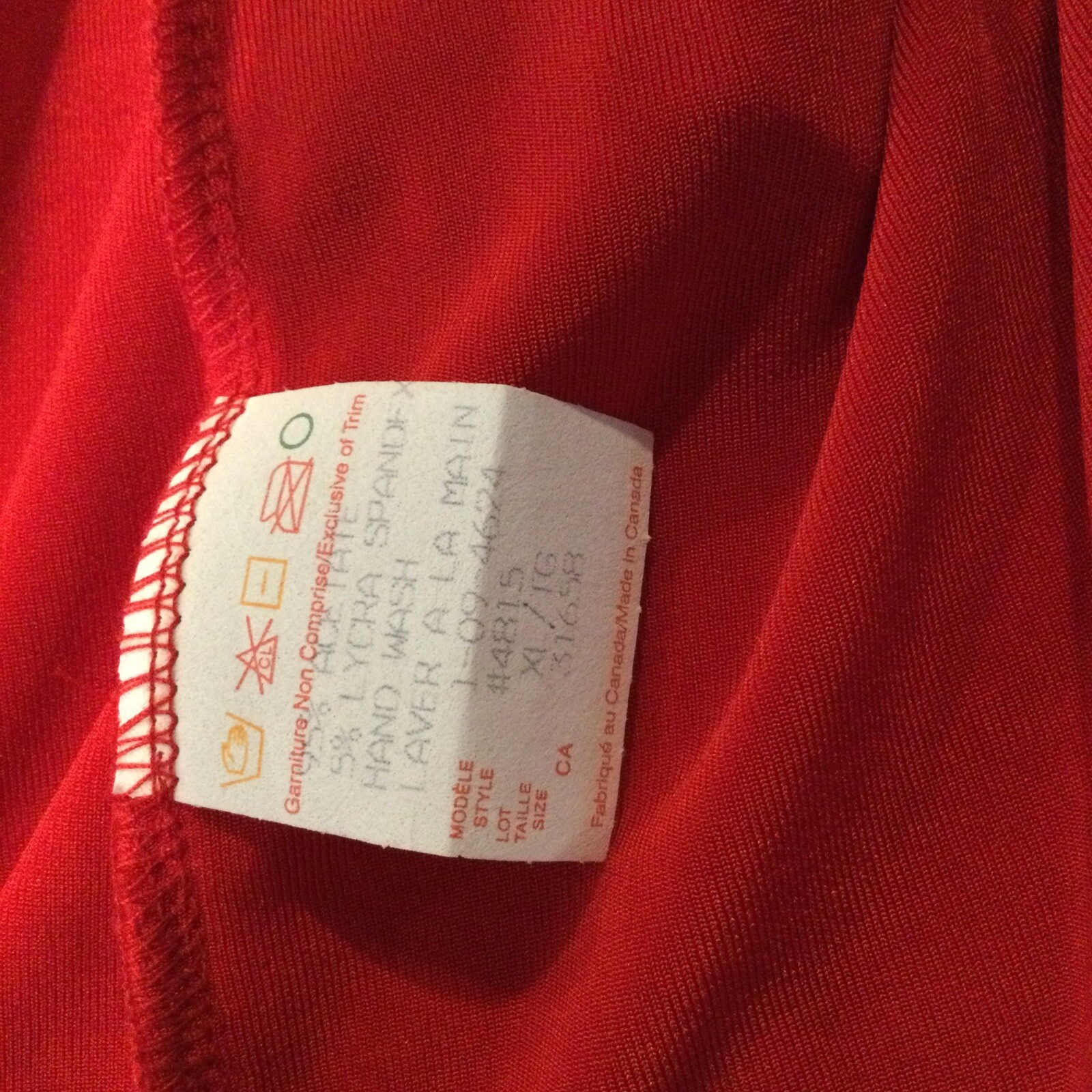 Vintage ARTEX COLLECTION Red 3pc Open Jacket Xl Tee Shirt Xl Pants Large Outfit