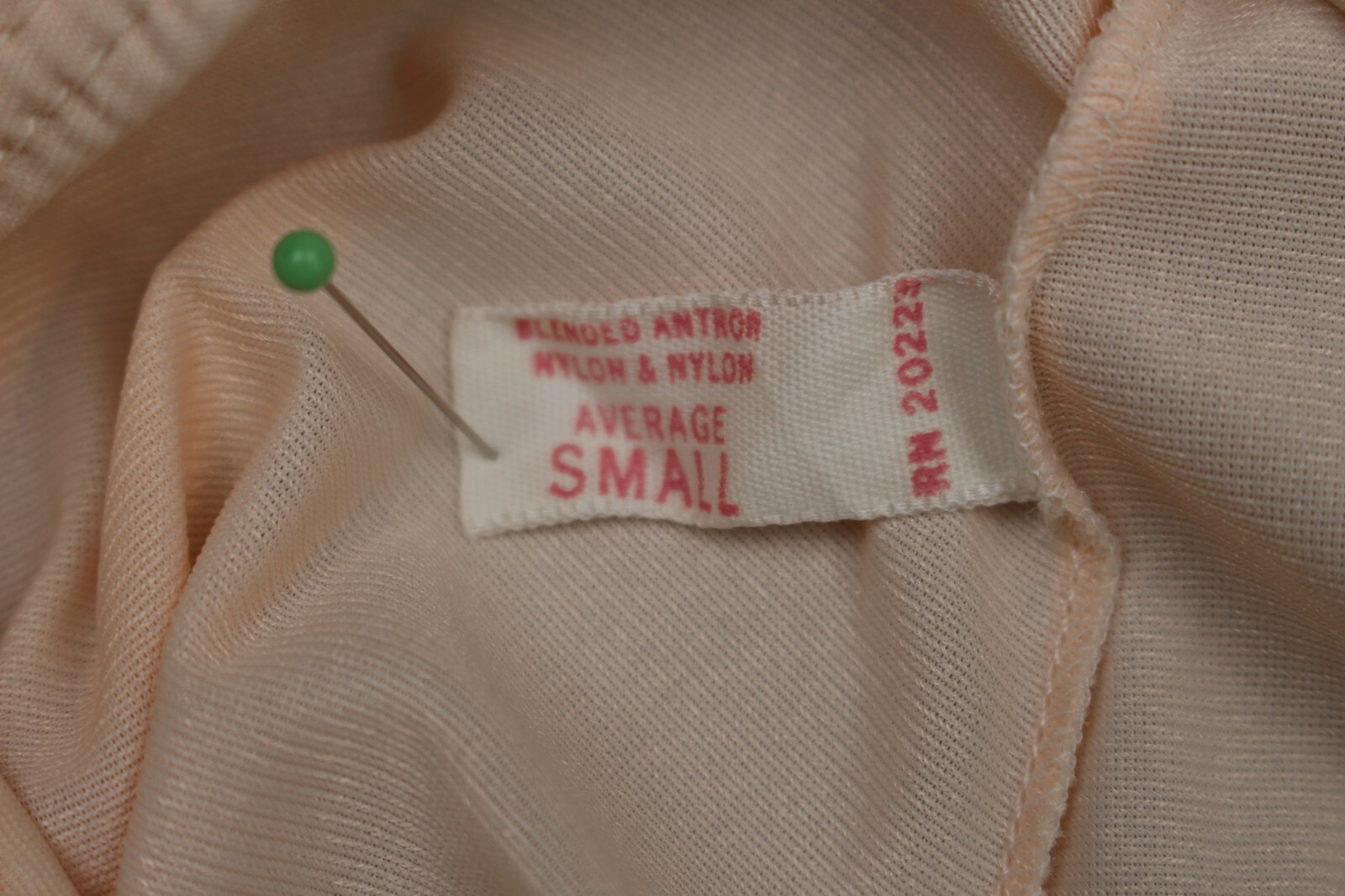 Vintage Sears Half Slip Womens Small Lace Nylon Skin Tone Floral Hem 1960s