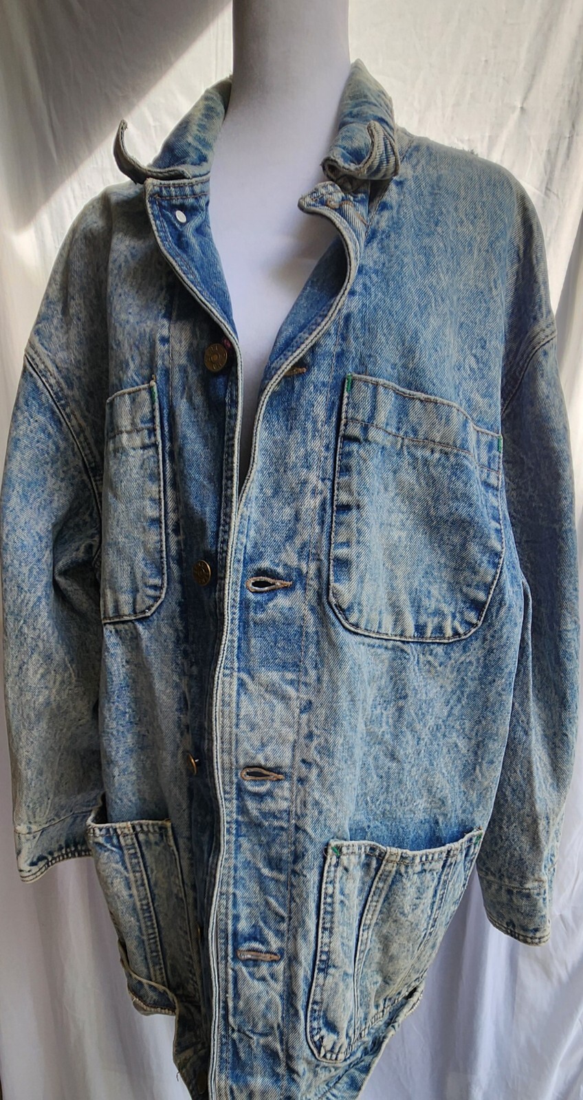 Vintage Zena Acid Washed Denim Jacket